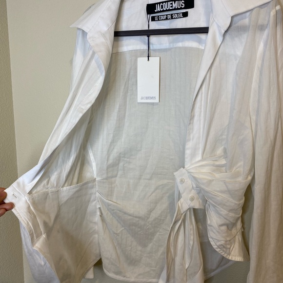 ❗️SOLD❗️Jacquemus La Chemise Bahia knotted cotton - Picture 7 of 11